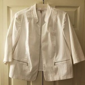 Women's 2x white blazer